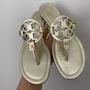 Tory Burch Miller Gold Sandals